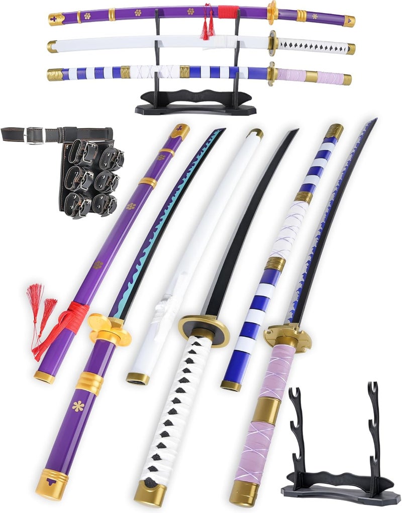 Cold Blade Katana Sword - 41 inches Katana Replica with Holster Belt and Display Stand - Sword with Authentic Design - Image 1